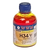 delete-Чернила WWM СОВМЕСТИМЫЕ HP H34/Y, желтый водорастворимый, 200 ml (WWMH34YW200)